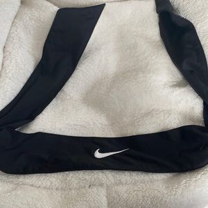 black nike tie headband
